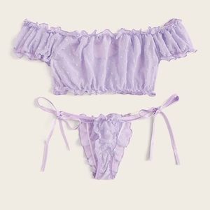 Dainty Lavender Lingerie Set
